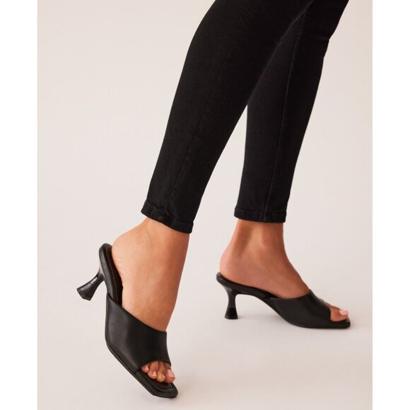 Anne Klein Women's Jerilyn Square Toe Mule Dress Sandals - Picture 3 of 3